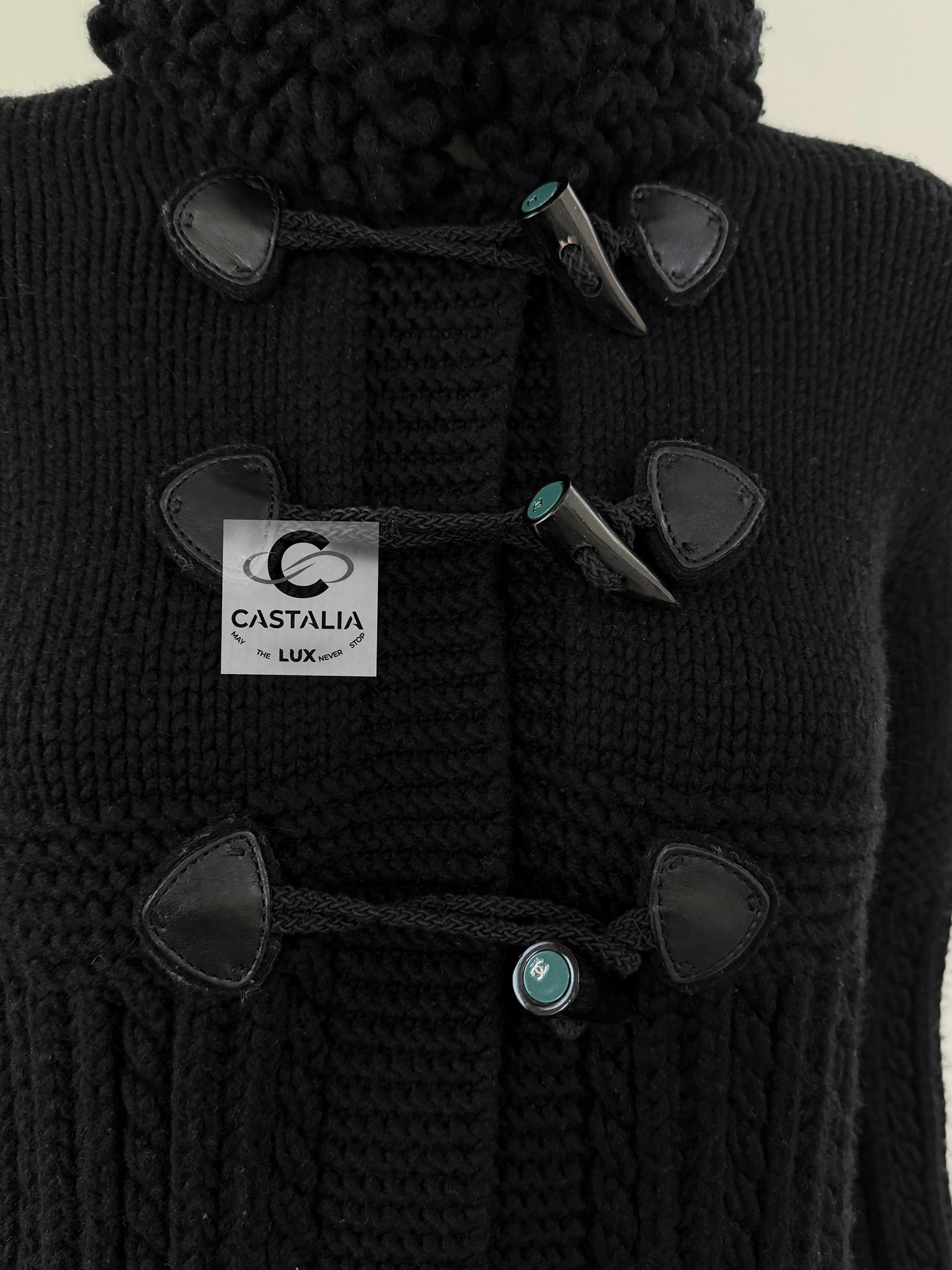Chanel Cutest Fluffy Cashmere Jacket with CC Closures 3
