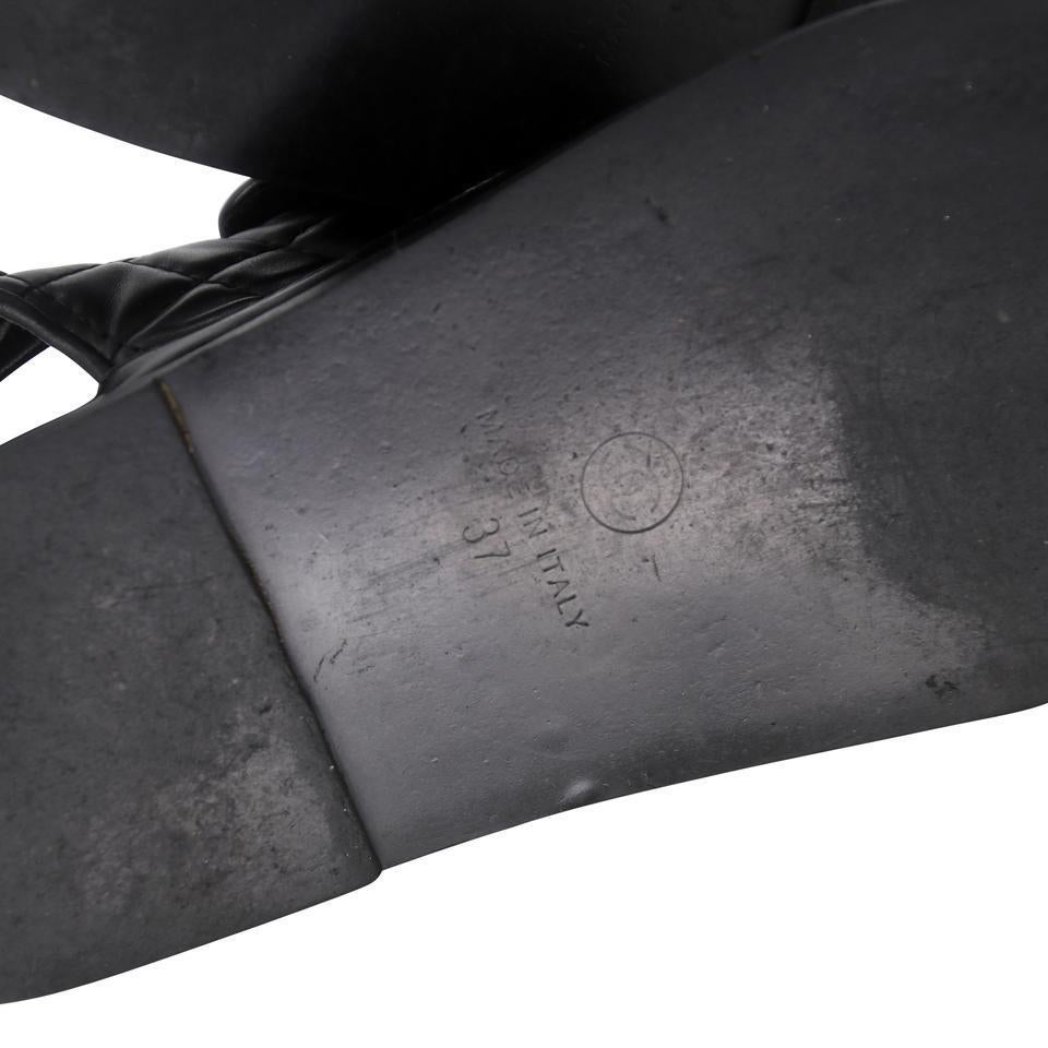 Chanel Dad Flats 37 Chunky Lambskin Diamond Quilted Pumps CC-S1203P-0080 2