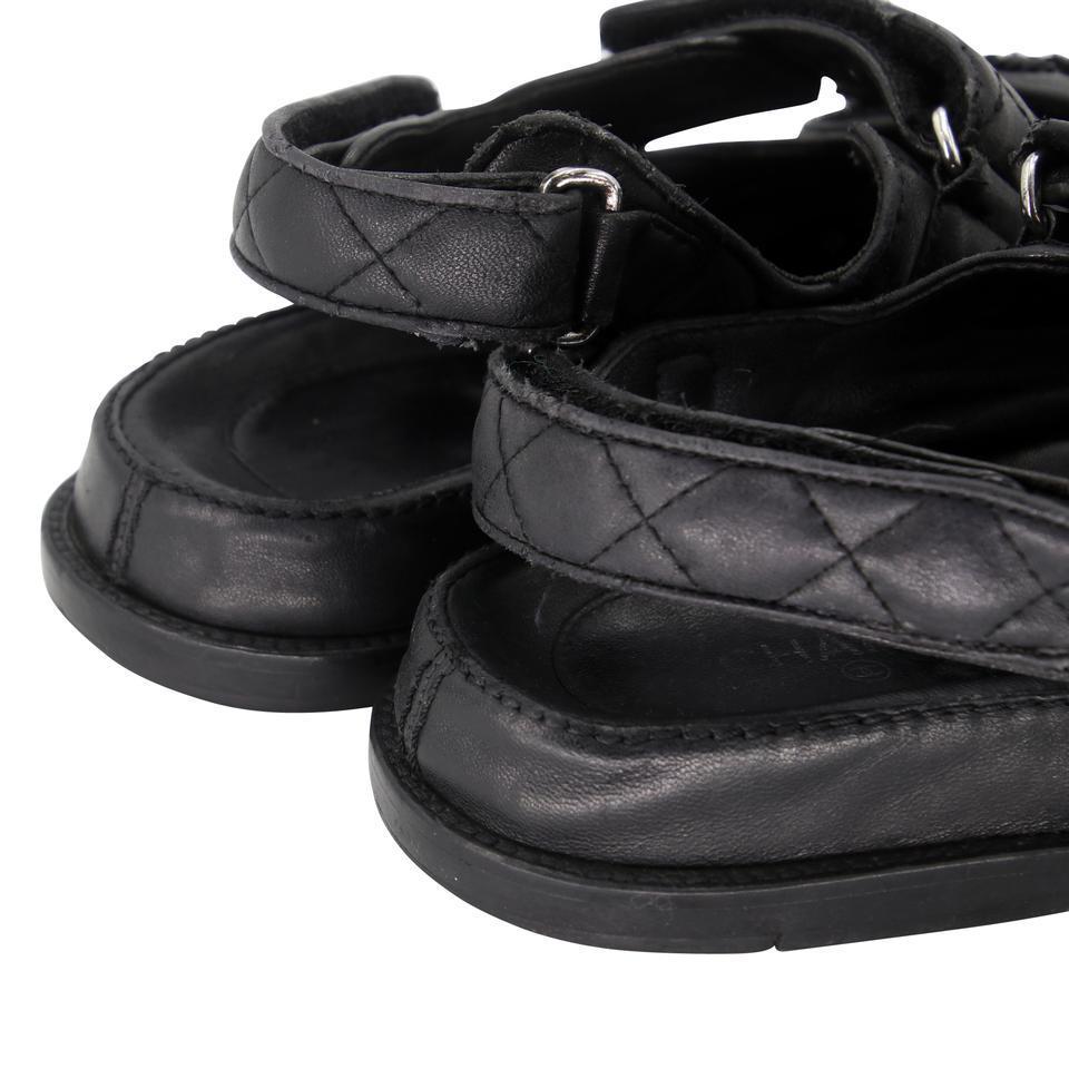 Chanel Dad Flats 37 Chunky Lambskin Diamond Quilted Pumps CC-S1203P-0080 1