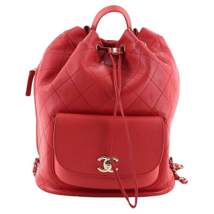 2016 Chanel Red Quilted Lambskin Large Urban Spirit Backpack at 1stDibs