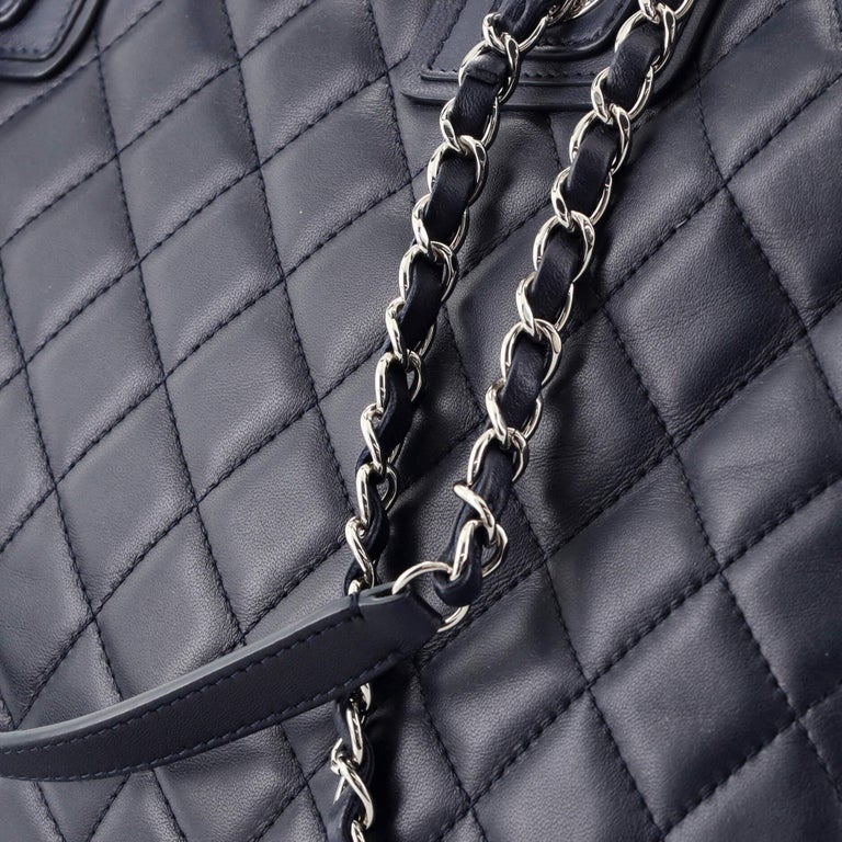 Chanel Black Quilted Calfskin Chain Around Small Shopping Tote Gold  Hardware, 2021 Available For Immediate Sale At Sotheby's
