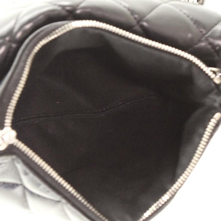 Chanel Daily Zippy Crossbody Bag Quilted Lambskin Small at 1stDibs
