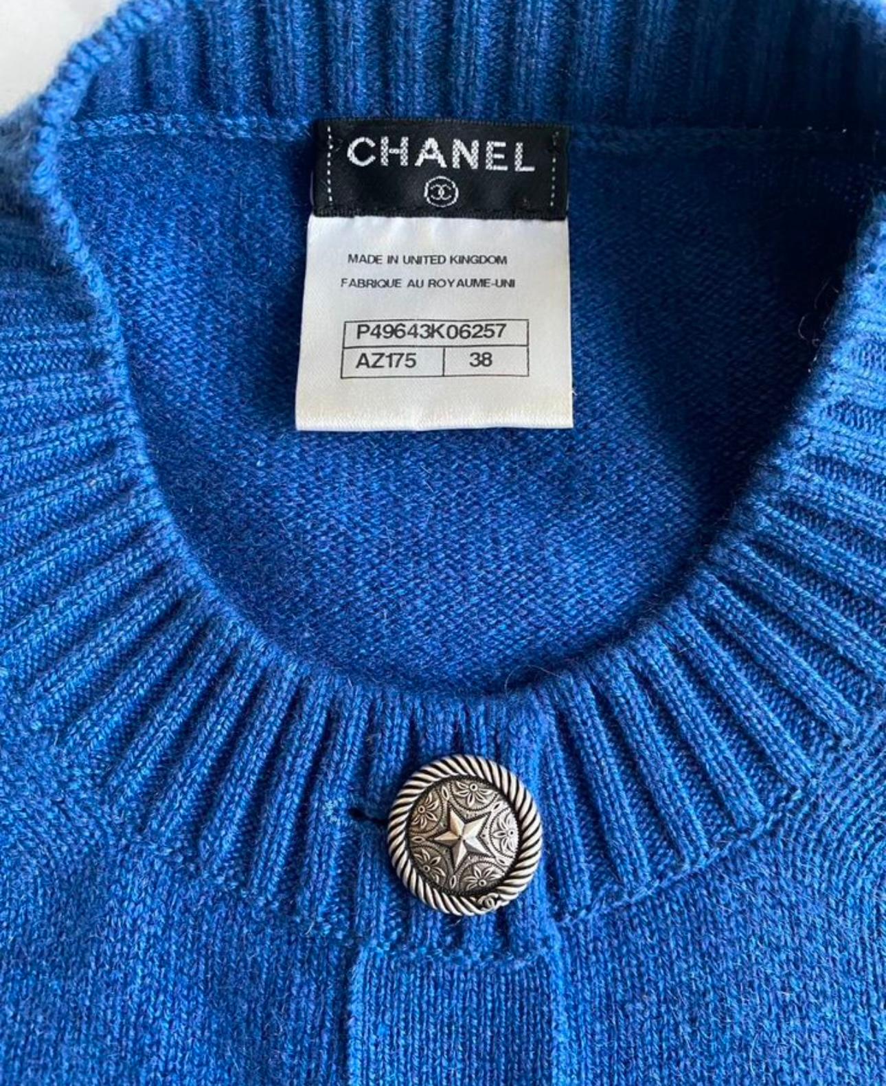 Chanel Dallas CC Star Broches Cardigan 38 FR 1