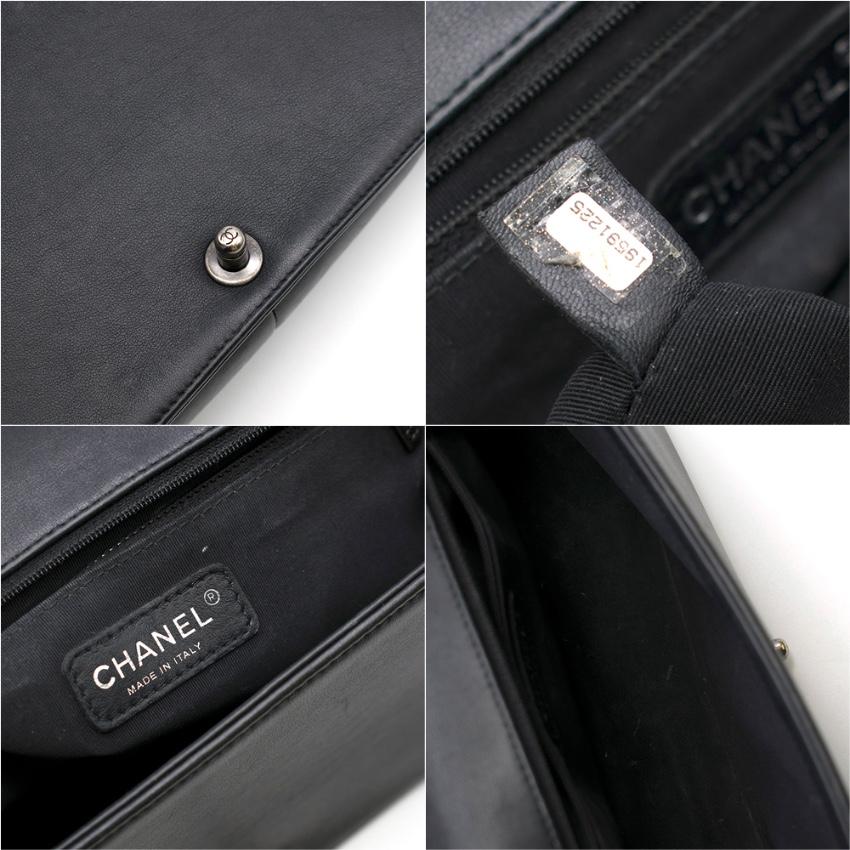 Women's Chanel Dallas Cordoba Leaf Embossed Boy Bag 25cm