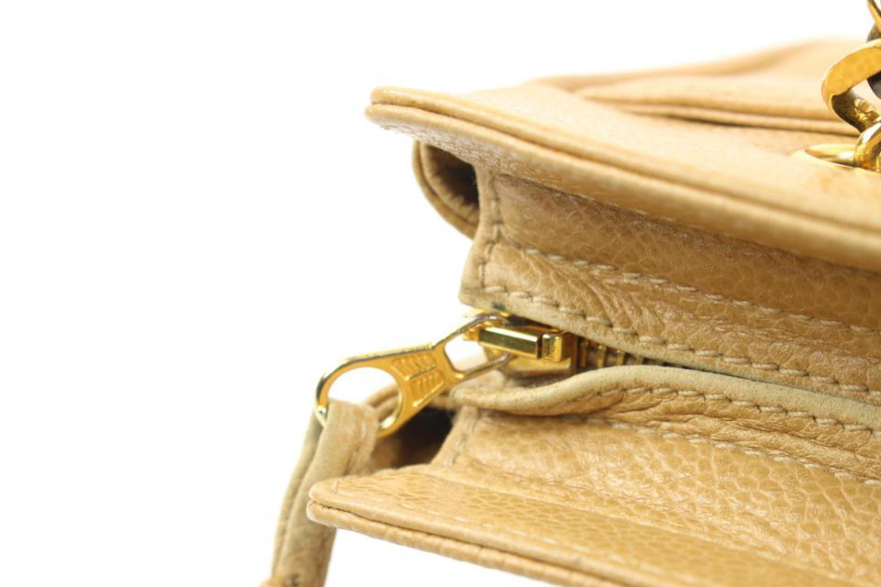 Chanel Dark Beige Caviar Leather Chain Tote Bag 44c22s 5