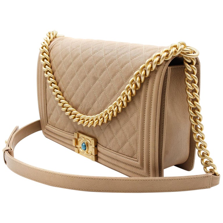 Chanel Metallic Gold Grained Calfskin Mini Flap With Top Handle Gold  Hardware, 2021 Available For Immediate Sale At Sotheby's