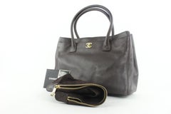 Chanel Dunkelbraun Kaviar Leder Cerf Executive Tote Bag CHL1223