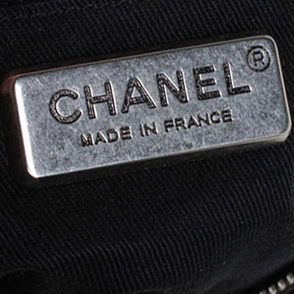 Chanel Dunkelbraun Kaviar Leder Outdoor Ligne Hobo 5