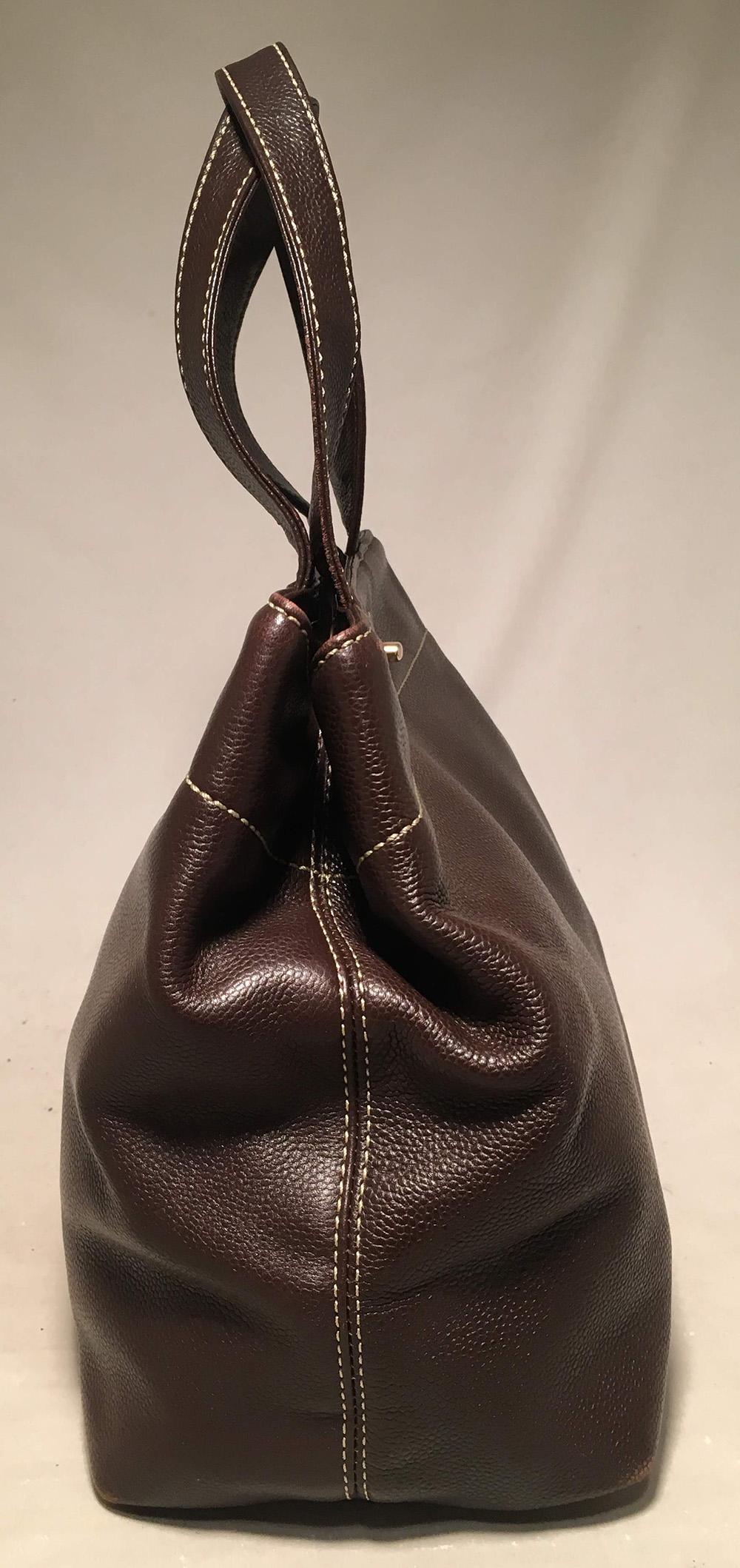 chanel dark brown bag