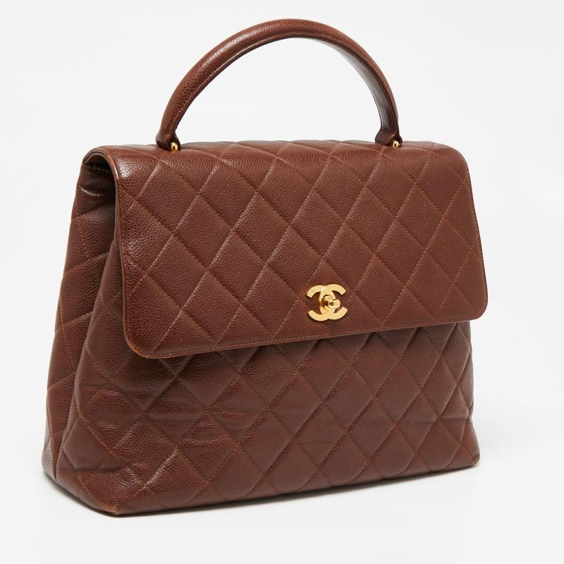 chocolate brown chanel bag