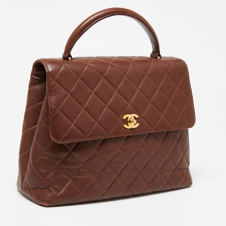 Chanel Small Classic Flap Bag in Chocolate Brown GHW at 1stDibs