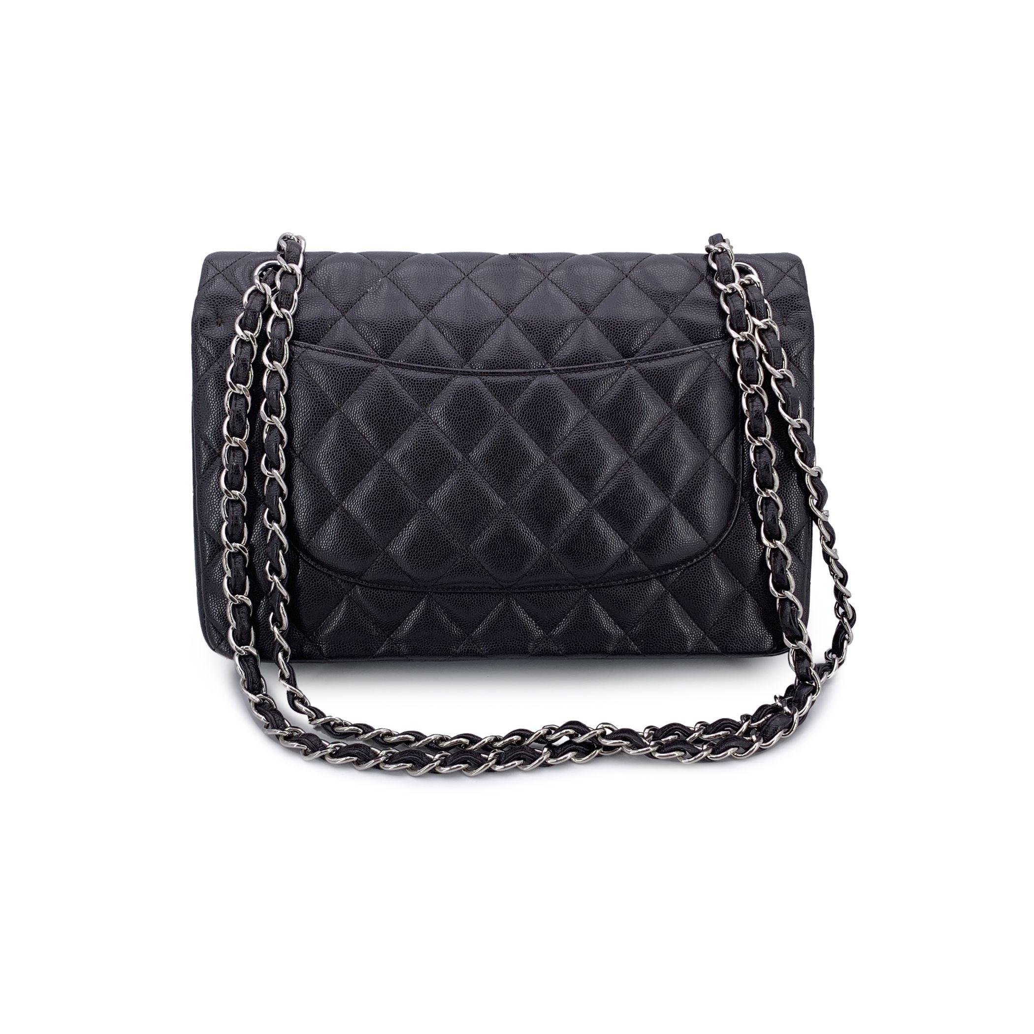Women's Chanel Dark Brown Timeless Classic Jumbo Shoulder Bag 30 cm For Sale