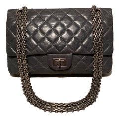 RESERVED Chanel Gray Aged Calfskin 50th Anniversary 2.55 Reissue 225
