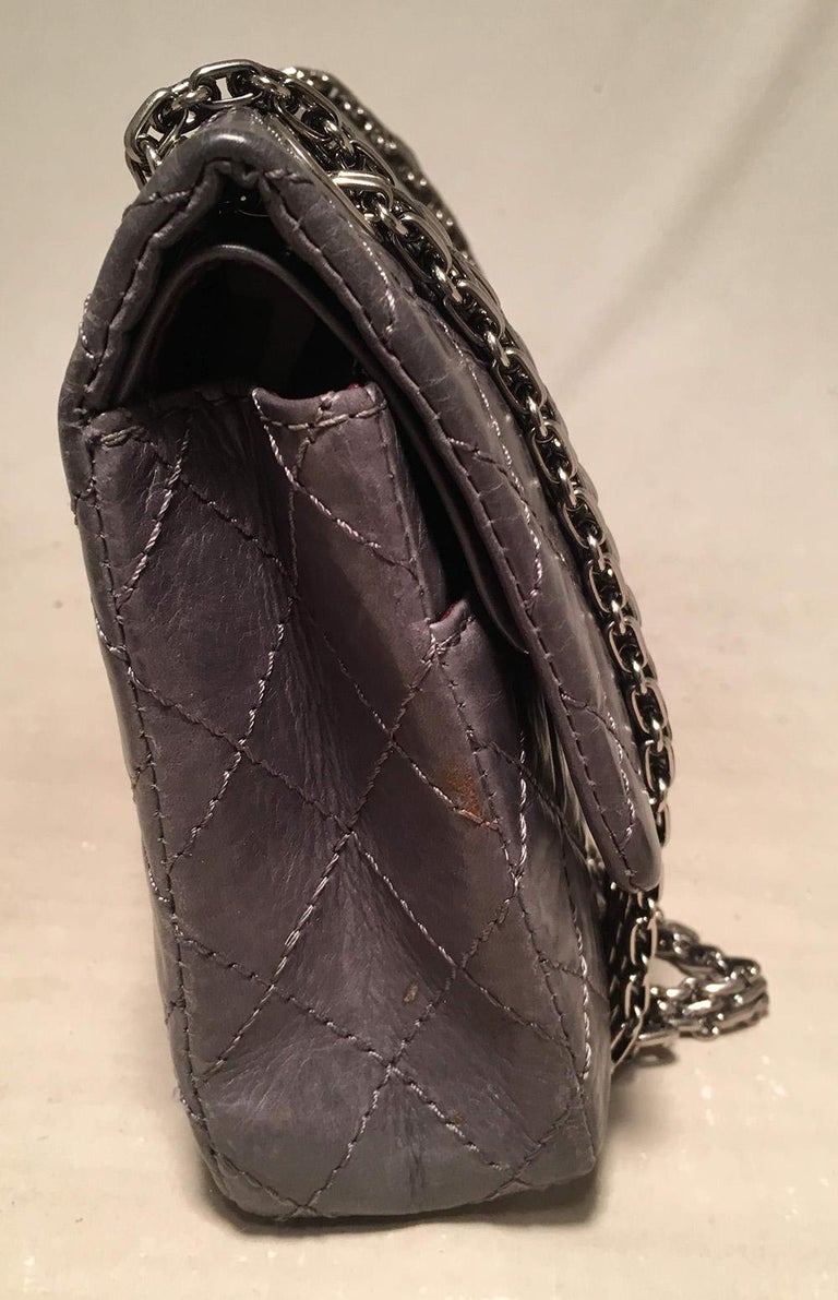 Chanel Dark Gray Distressed 10in