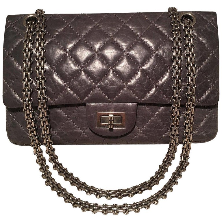 grey classic flap chanel