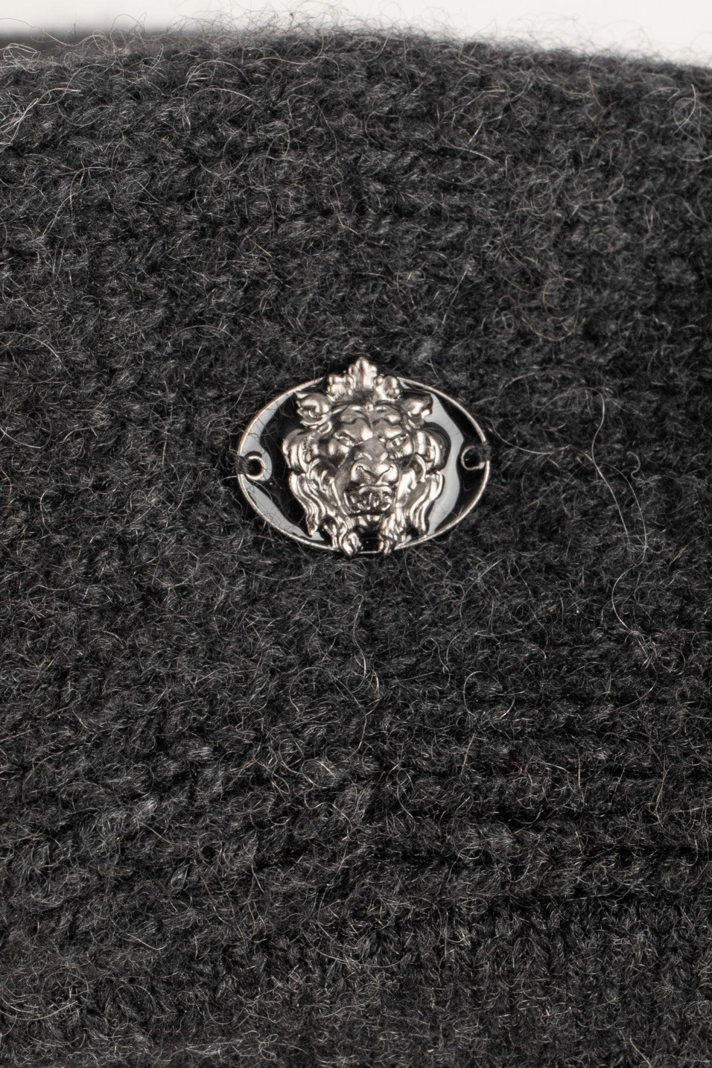 Women's Chanel Dark-grey Cashmere Beret Hat, 2008 For Sale