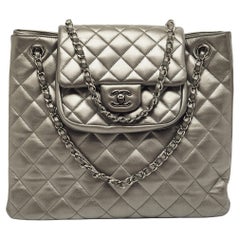 Chanel 15905613 Dark Grey Quilted Leather Ultimate Stitch Flap Wallet on  Chain Bag