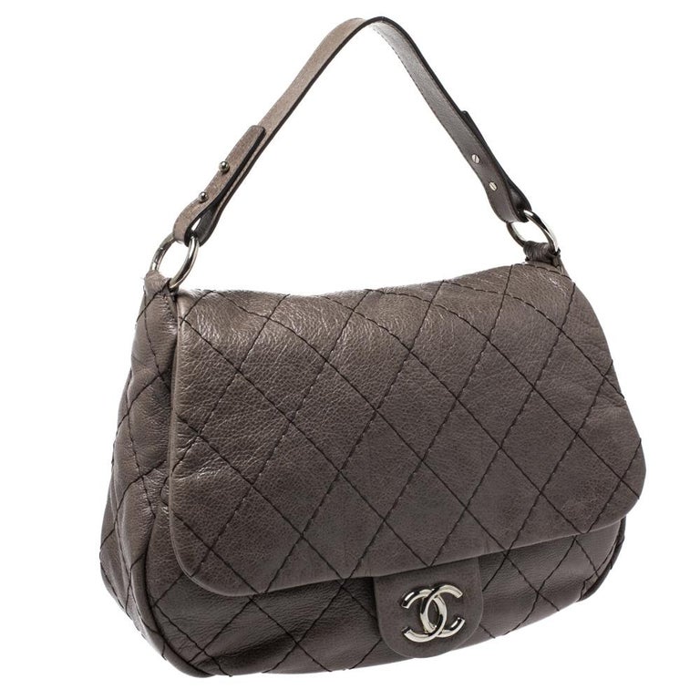 Chanel 2.55 Reissue Quilted Chocolate Bar Jumbo Flap 231371 Brown