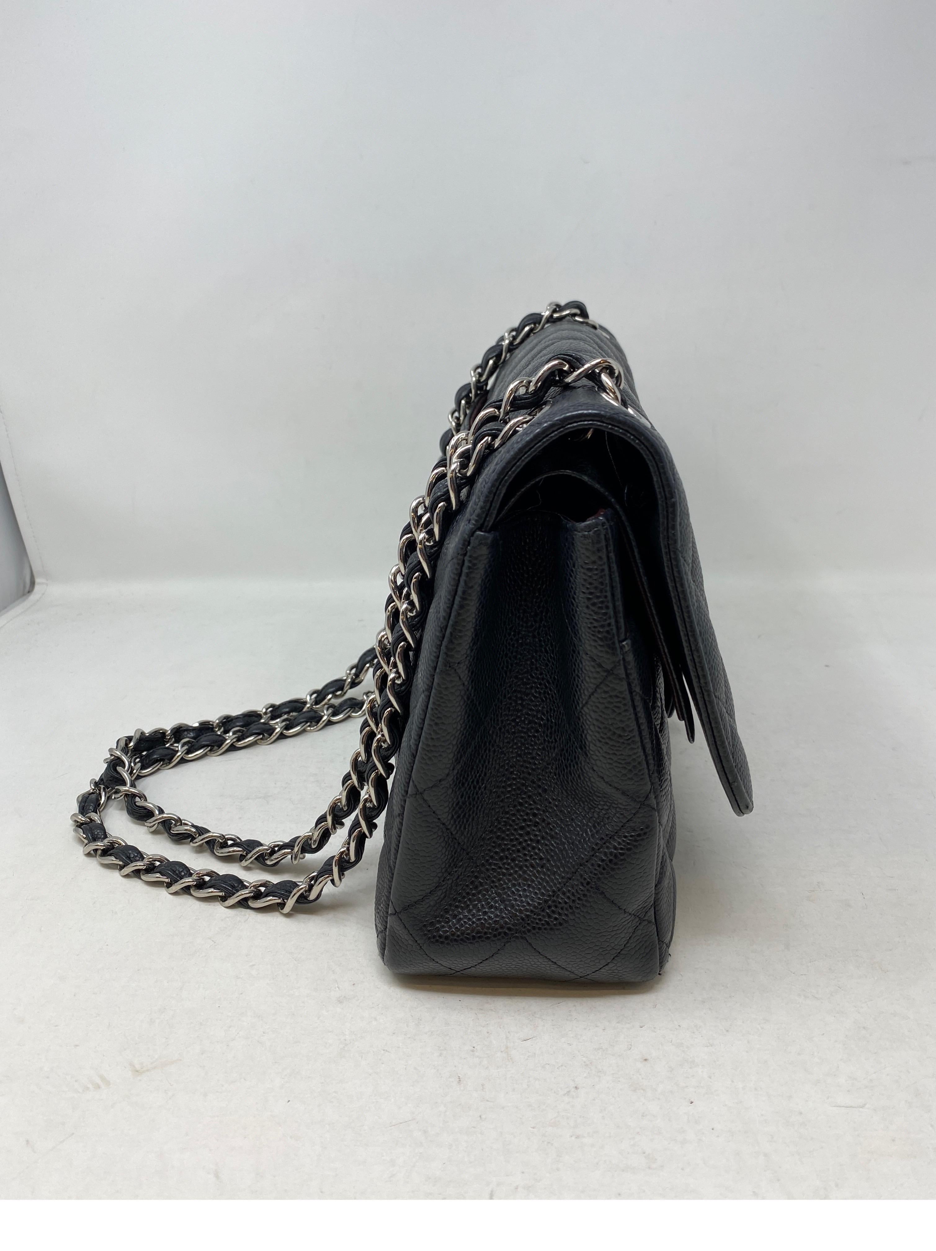Chanel Dark Navy Jumbo Bag 8