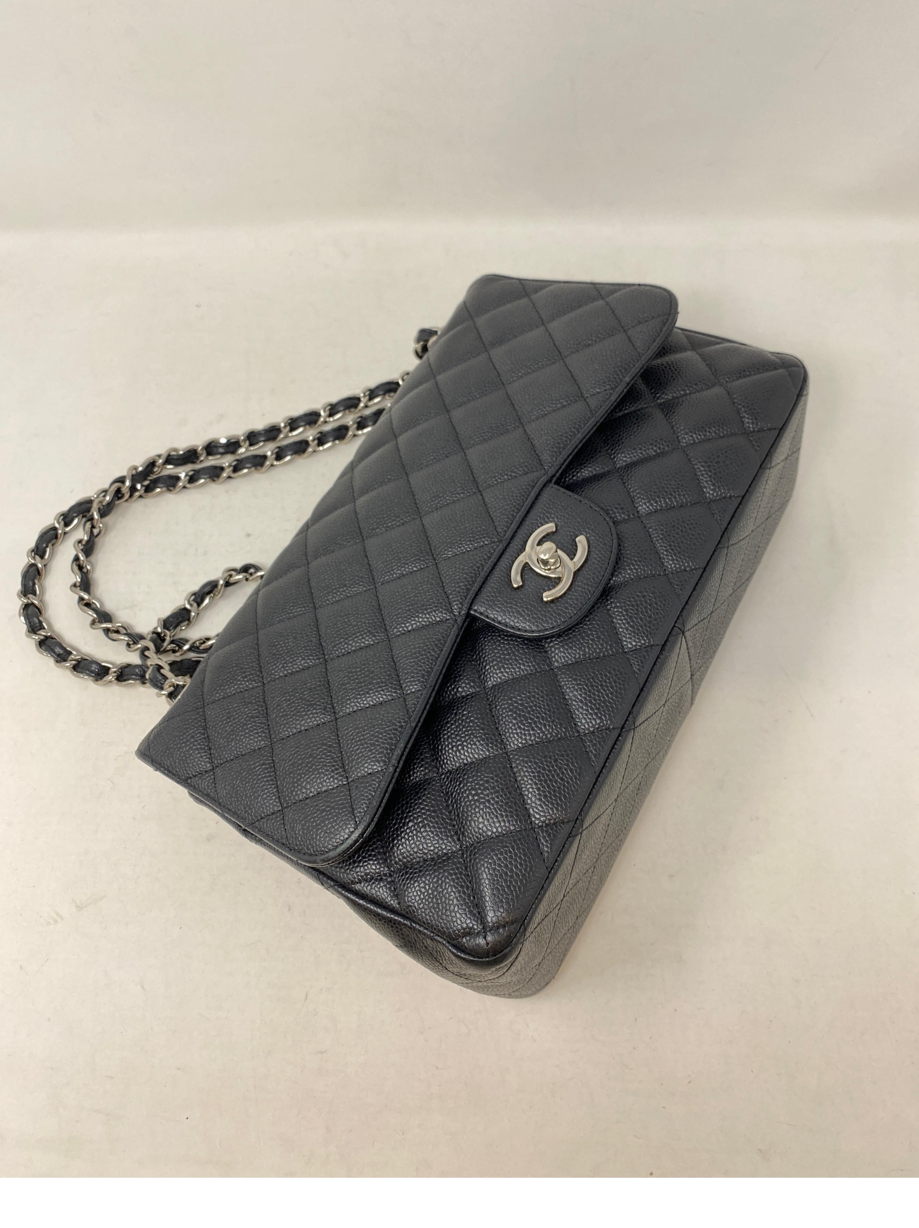 Chanel Dark Navy Jumbo Bag 9