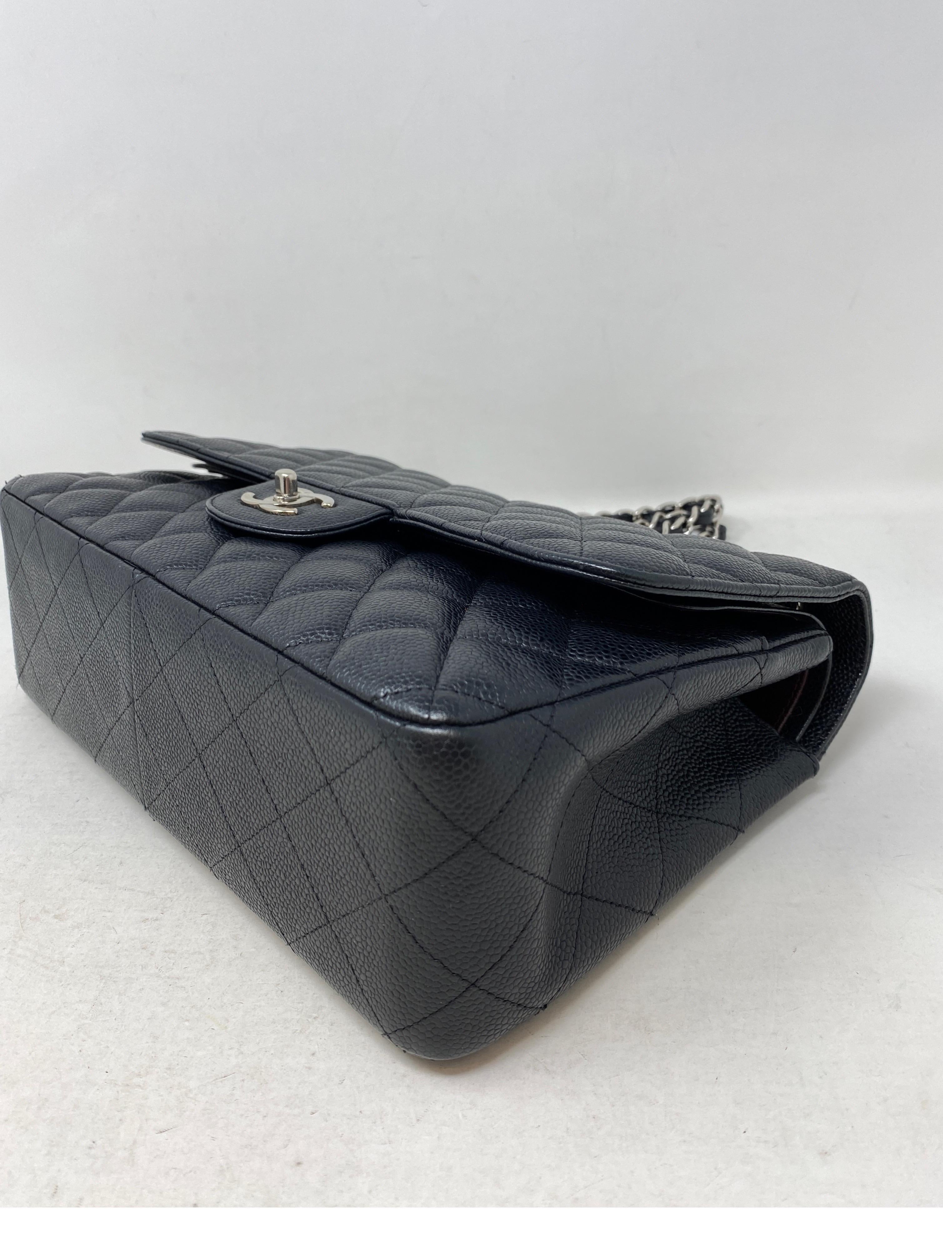 Chanel Dark Navy Jumbo Bag 11