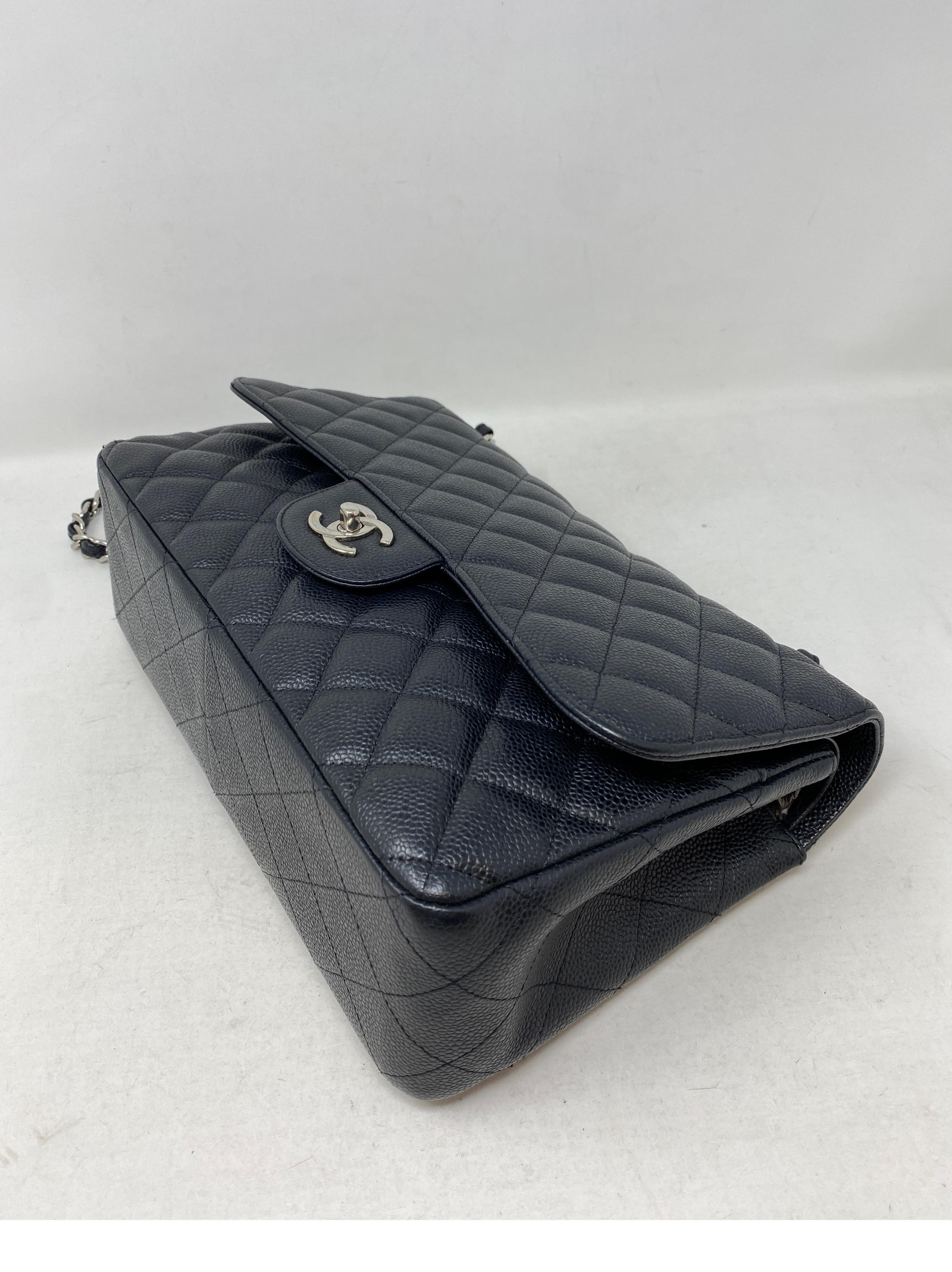 Chanel Dark Navy Jumbo Bag 1