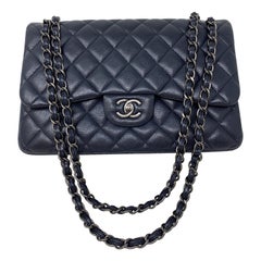 Chanel Dark Navy Jumbo Bag
