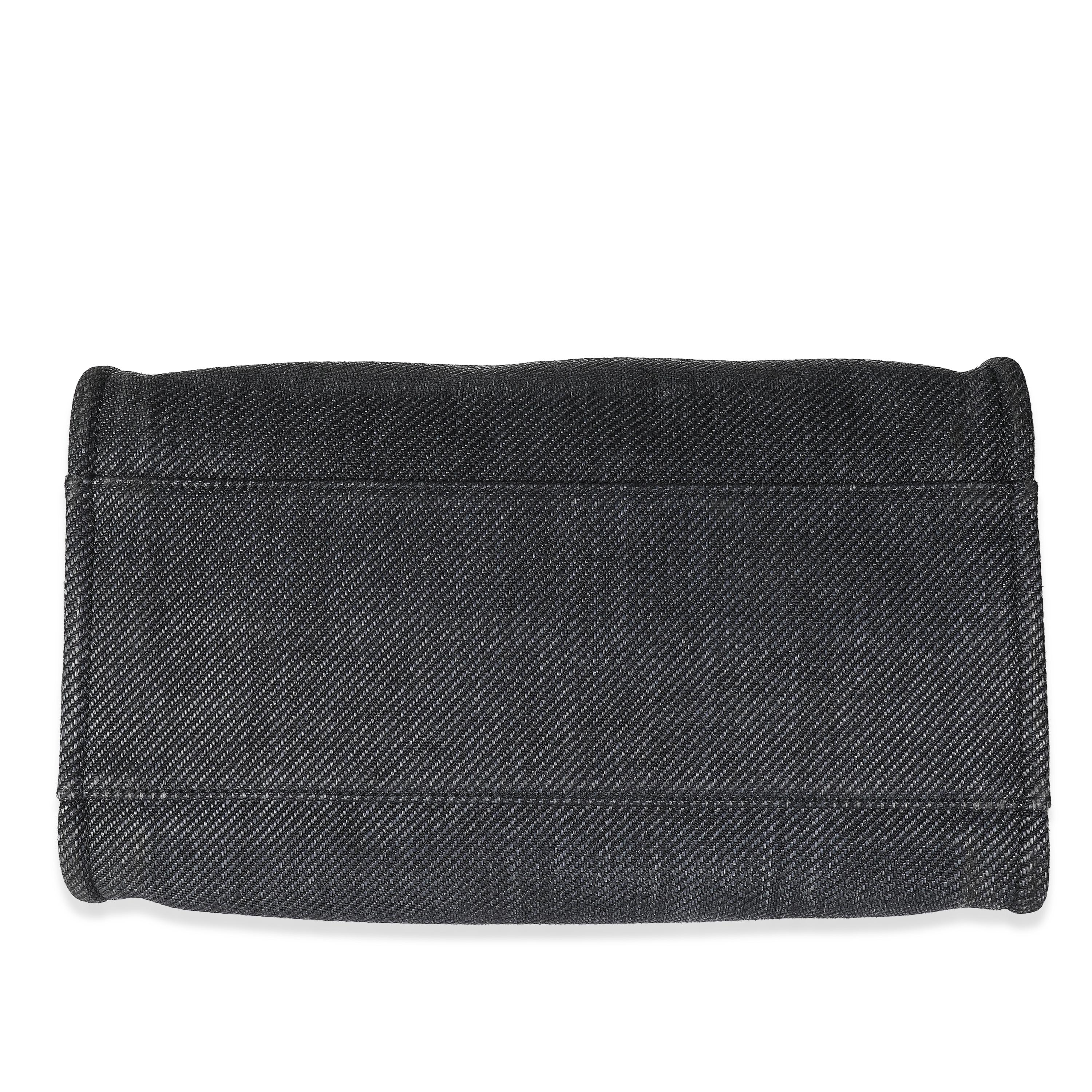 Chanel Dark Navy Mixed Fibers Large Deauville Tote 2