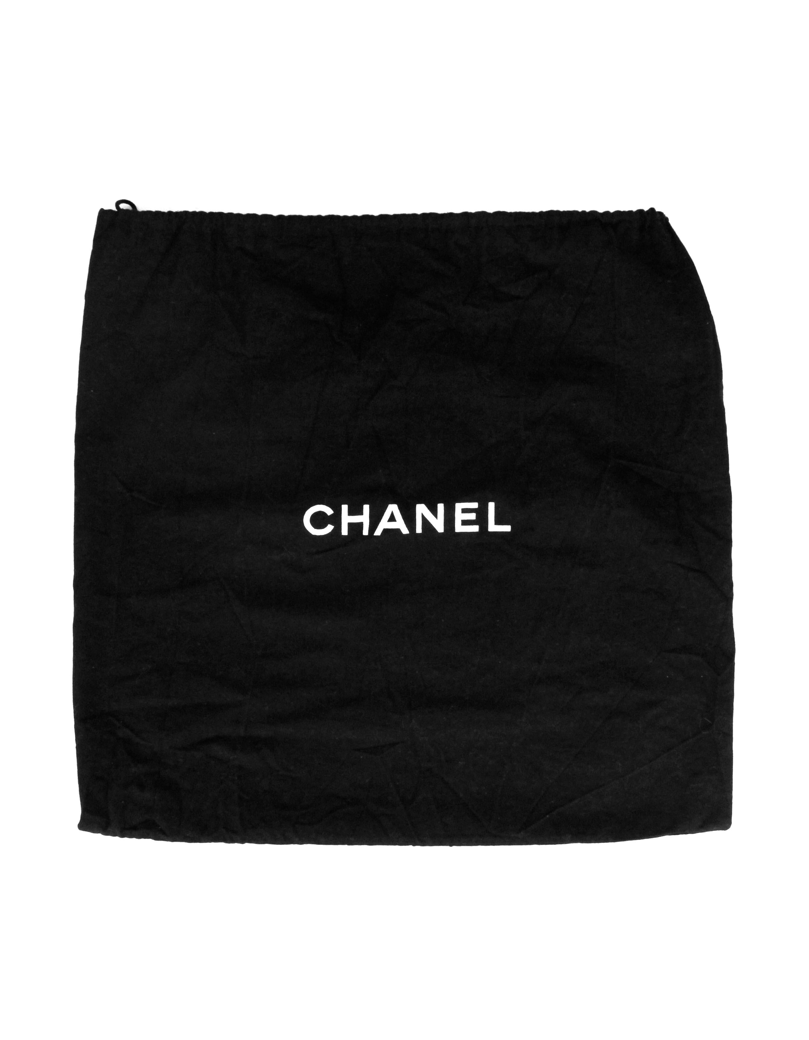 Chanel Dark Pink Caviar Leather CC Medallion Tote Bag 3