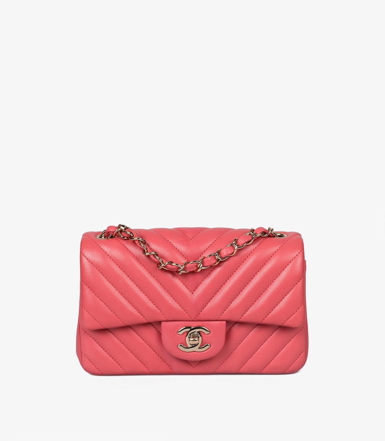 Chanel Dark Pink Chevron Quilted Lambskin Leather Rectangular Mini Flap Bag

Product Details
Xupes Ref: HB5675
Brand: Chanel
Model: Rectangular Mini Flap Bag
Type: Shoulder, Crossbody
Serial Number: 24495777
Age: 2018
Accompanied By: Chanel Dust