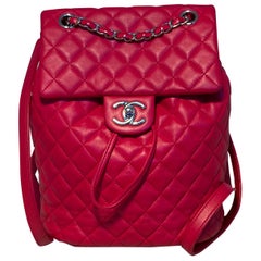 Chanel Dark Pink Urban Spirit Backpack 