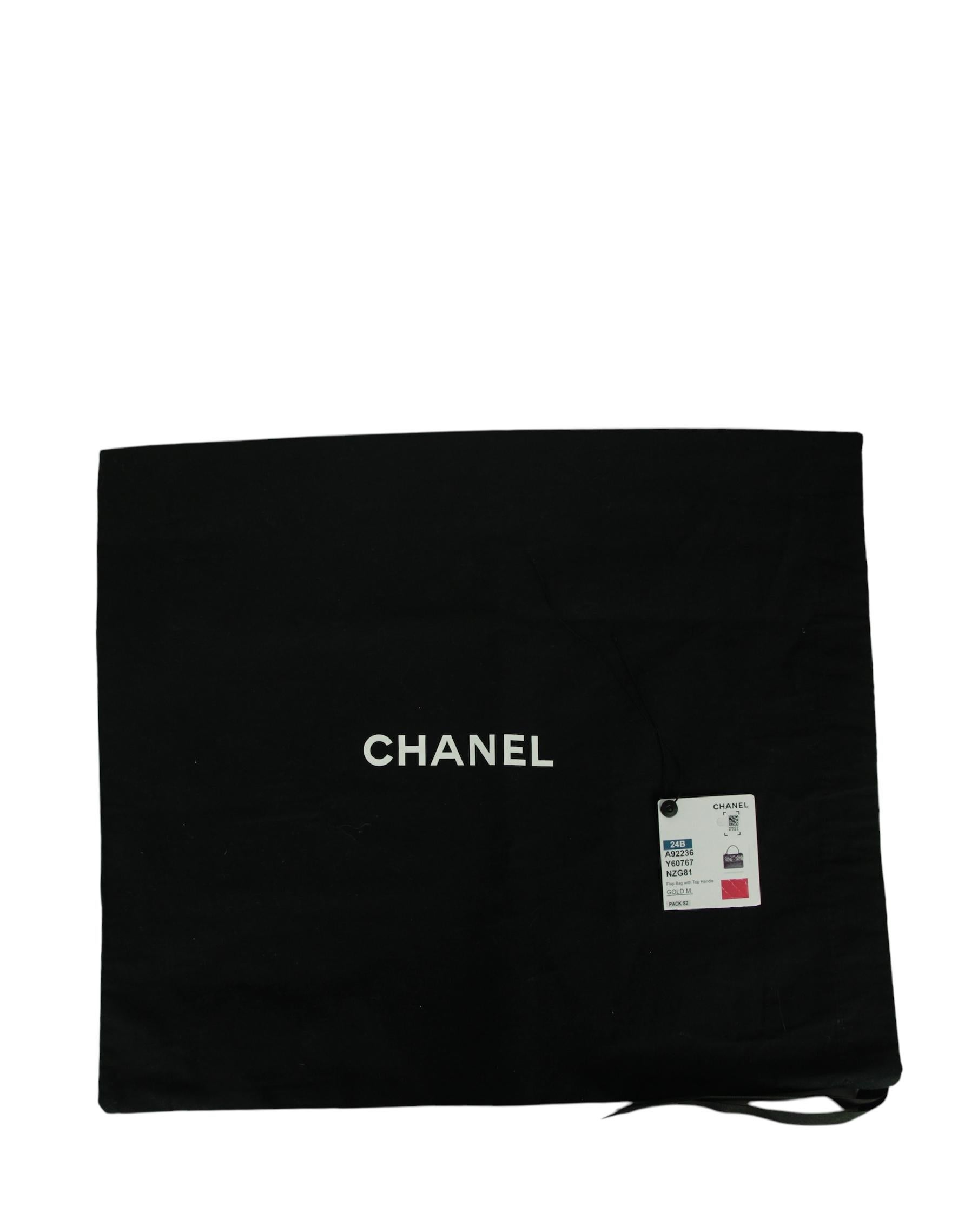 Chanel in pelle d'agnello rosso scuro, piccola e trendy CC con doppio manico in vendita 5