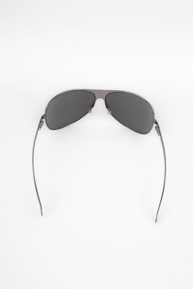 Gray Chanel Dark-silvery Metal 