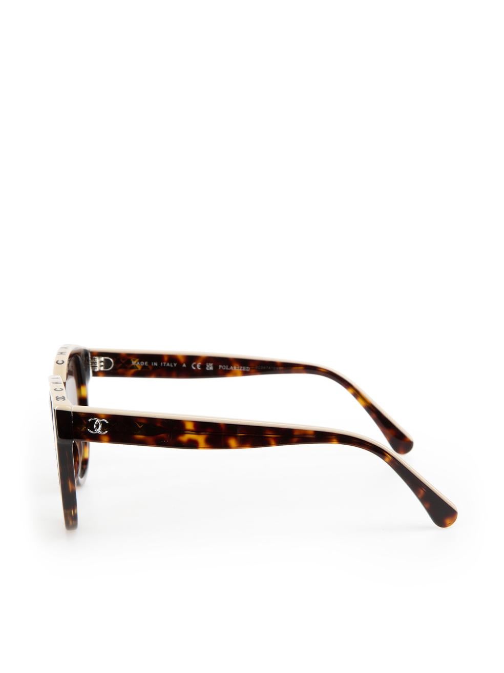 Chanel Dark Tortoise Butterfly Sunglasses For Sale 1