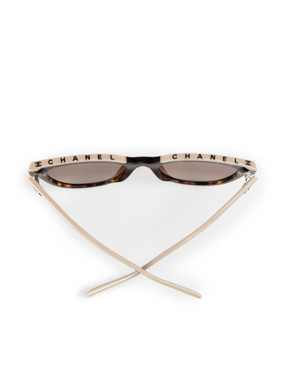 Chanel Dark Tortoise Butterfly Sunglasses For Sale 4