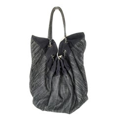 Chanel Chanel Dunkel Wash Denim Stretch Spirit Cabas Tote