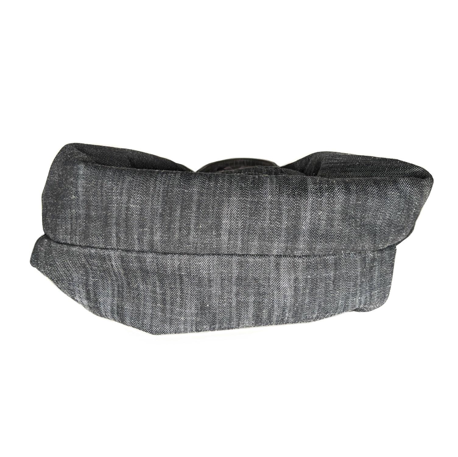 Gray Chanel Dark Wash Denim Stretch Spirit Cabas Tote