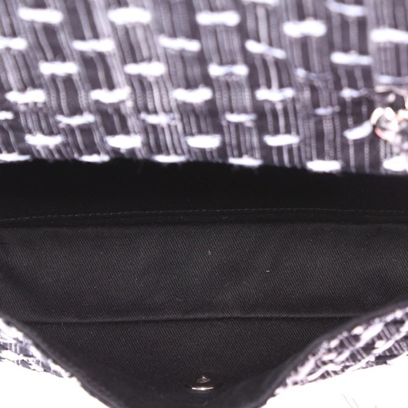 Chanel Data Center Charm Flap Bag Quilted Denim Medium 1