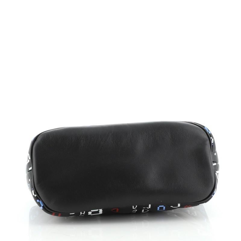 Chanel Data Center Zip Pouch Quilted Printed Lambskin Small In Good Condition In NY, NY