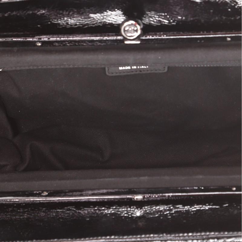 Chanel Day Glo Flap Borsa Trapuntata Brevetto Medio 1