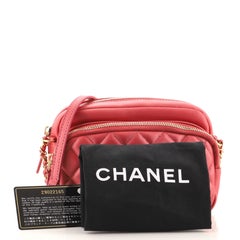 Chanel Day Trips Camera Case Bag Quilted Calfskin