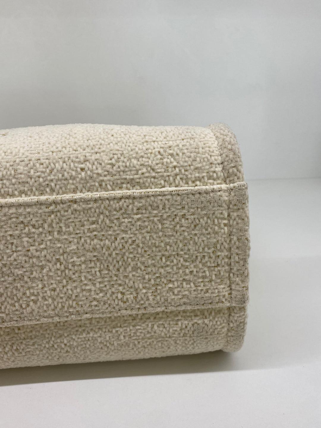 Chanel Deauville Beige Boucle GHW For Sale 8