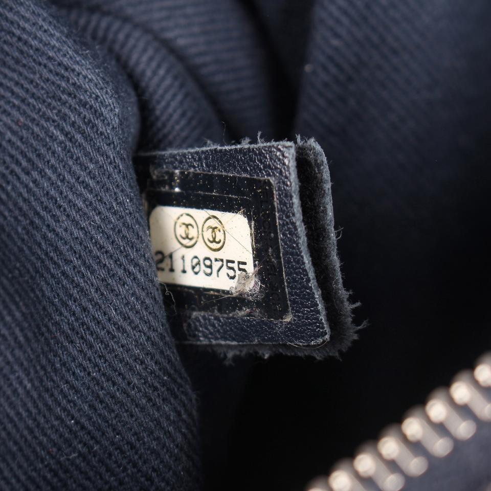 Chanel Deauville Denim Shoulder Bag Tote Blue For Sale 7