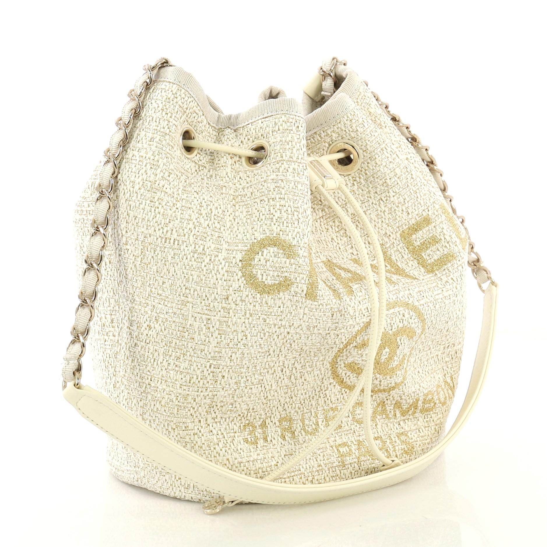 chanel deauville bucket bag