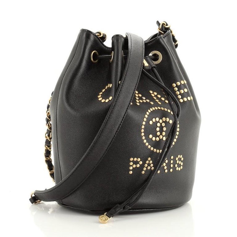 Chanel deauville bucket bag Clearance