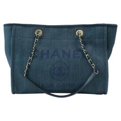 Chanel, Deauville in blue jersey