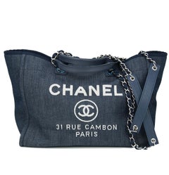 Chanel Deauville Large Denim Tote