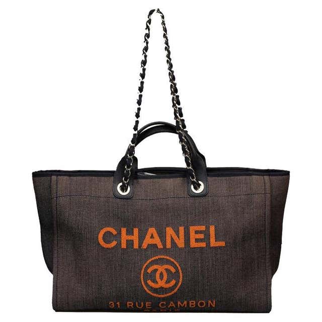 Chanel Modern Thick Chunky Chain Exotic Python Metallic Blue Hobo ...