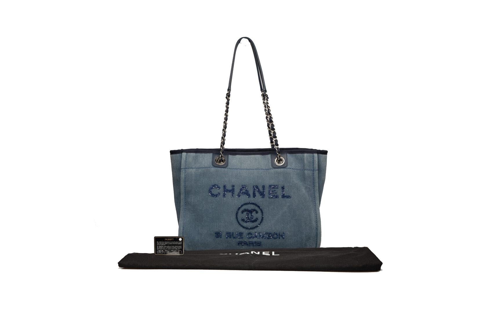 Chanel Deauville Medium Tote For Sale 5