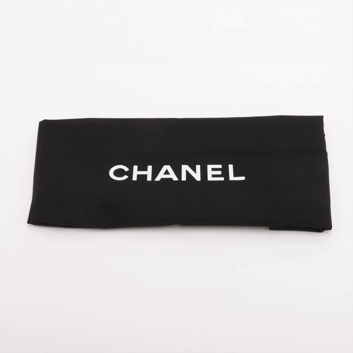 *Chanel Deauville MM Canvas Leather Chain Tote Bag Beige 15